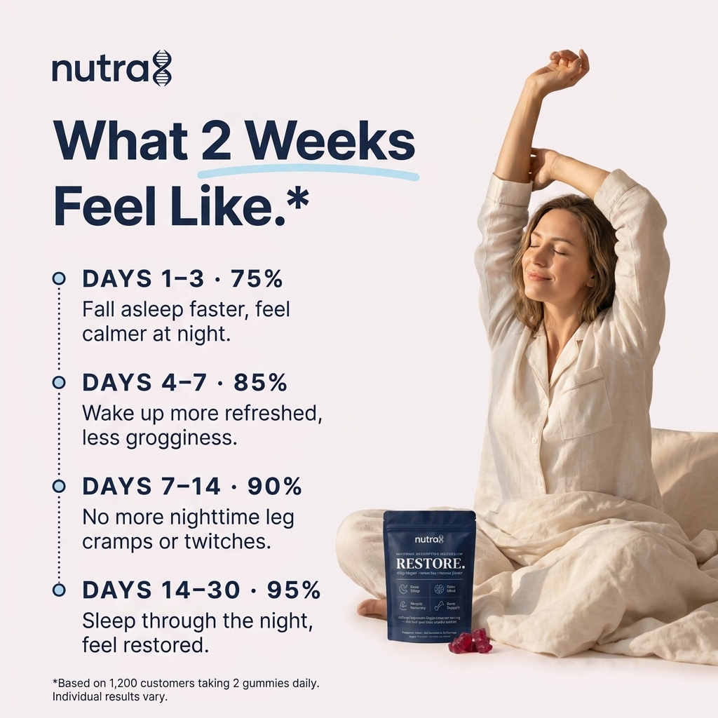 Nutra8 | Gomitas de magnesio RESTORE