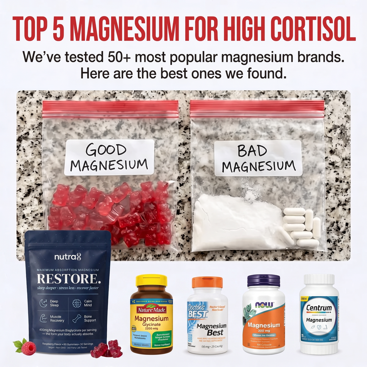 Magnesium supplements being tested